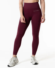 Slipstream Seamless Tights - Burgundy