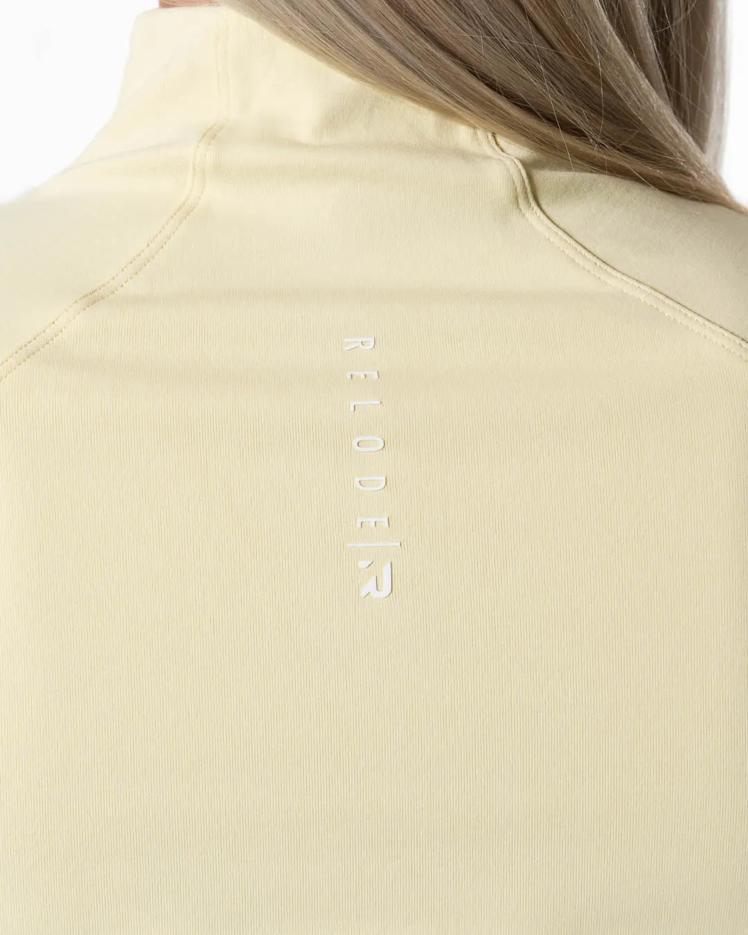 Aura Seamless Zip Longsleeve - Gul