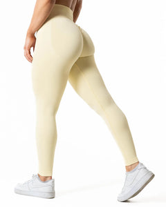 Aura Seamless Scrunch Tights - Gul