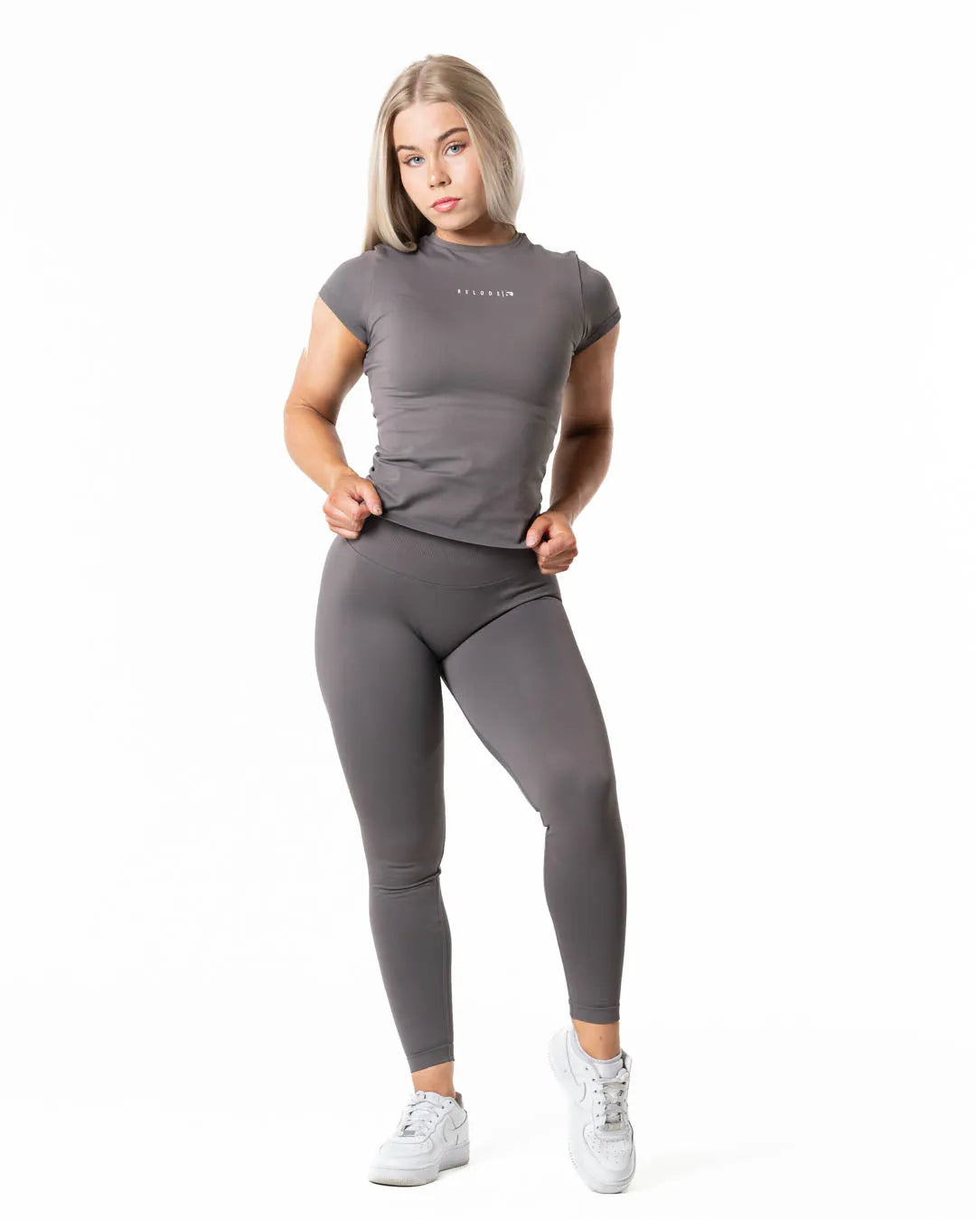 Aura Seamless T-shirt - Earth Grey