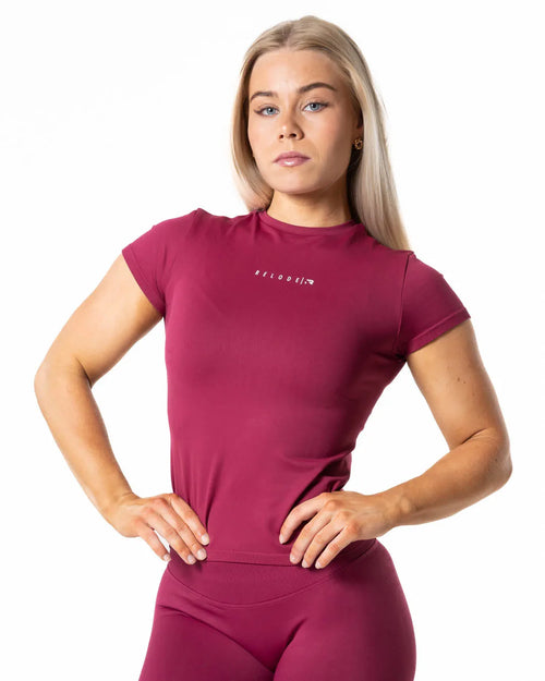 Aura Seamless T-shirt - Cherry