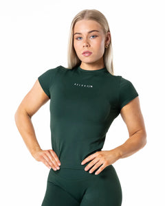 Aura Seamless T-shirt - Dark Green