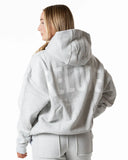 Hybrid Oversized Hoodie - Ljusgrå