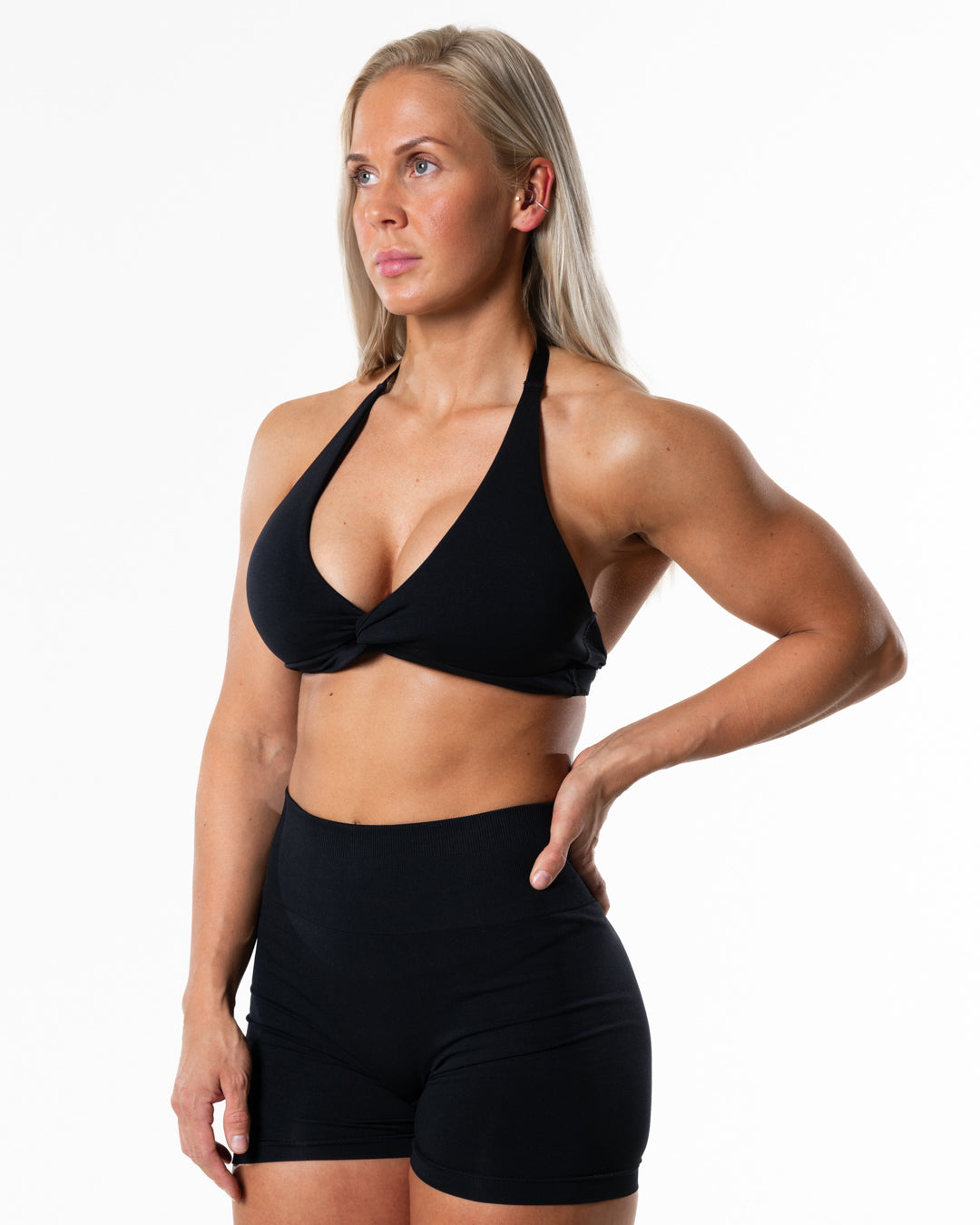 Prime Halterneck Top - Svart