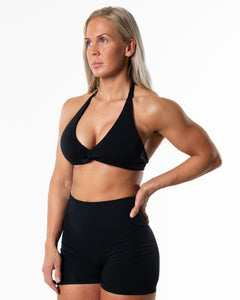 Prime Halterneck Top - Svart