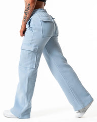 Hybrid Cargo Joggers - Ljusblå