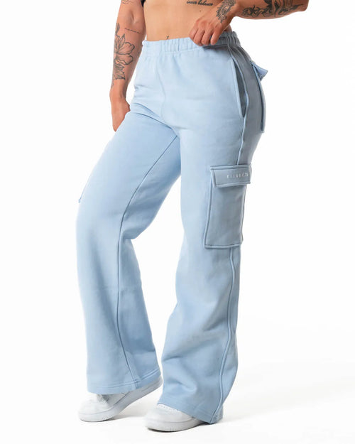 Hybrid Cargo Joggers - Ljusblå