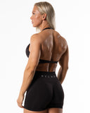 Prime Halterneck Top - Deep Brown