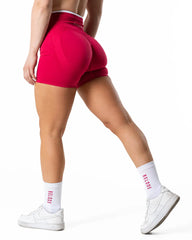 Hybrid Contrast Shorts - Berry