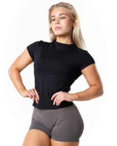 Aura Peach T-shirt - Black