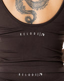 Hybrid Seamless Tank Top - Espresso Brown