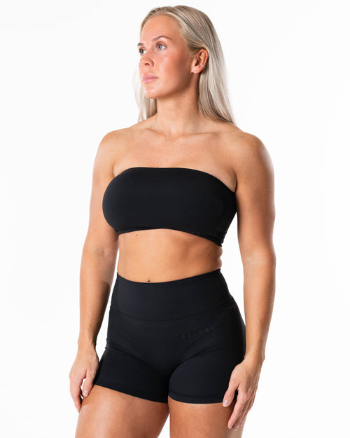 Clean Bandeau Top - Svart