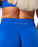 Aura Seamless Scrunch Tights - Cobalt