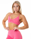 Aura Seamless Sports Bra - Blush Pink