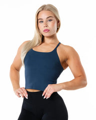 Core Singlet Top - Mörkblå