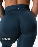 Hybrid Seamless Tights - Dark Navy
