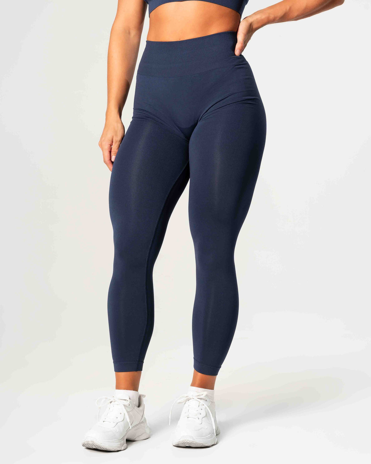Apex Seamless Tights - Blue - S - RELODE
