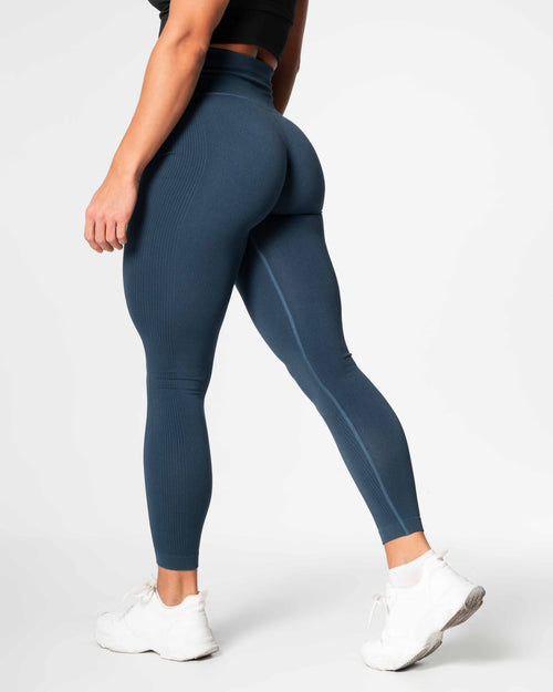 Slipstream Seamless Tights - Petrol Blue