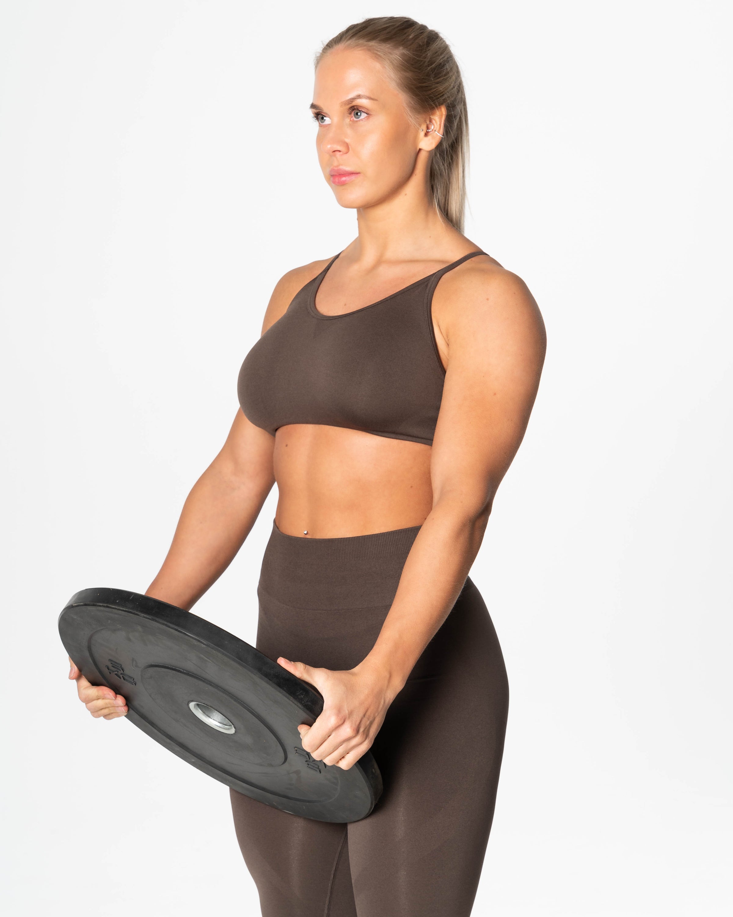 Prime Seamless Top - Brun