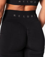 Prime Scrunch Shorts - Svart - RELODE.™