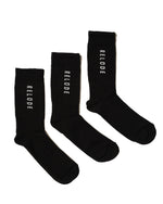 Training Socks 3-pack - Svart - RELODE.™