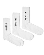 Training Socks 3-pack - Vit - RELODE.™